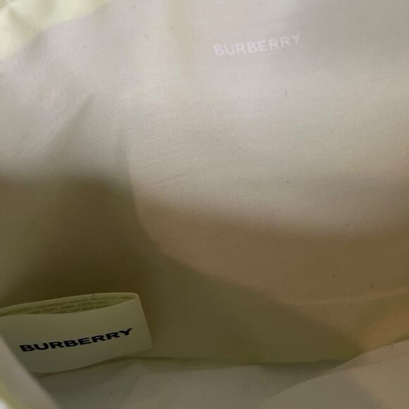 Burberry Wristlet/Cosmetic Bag Light Green Luxury Designer Accessory Makeup Bag - Picture 11 of 11